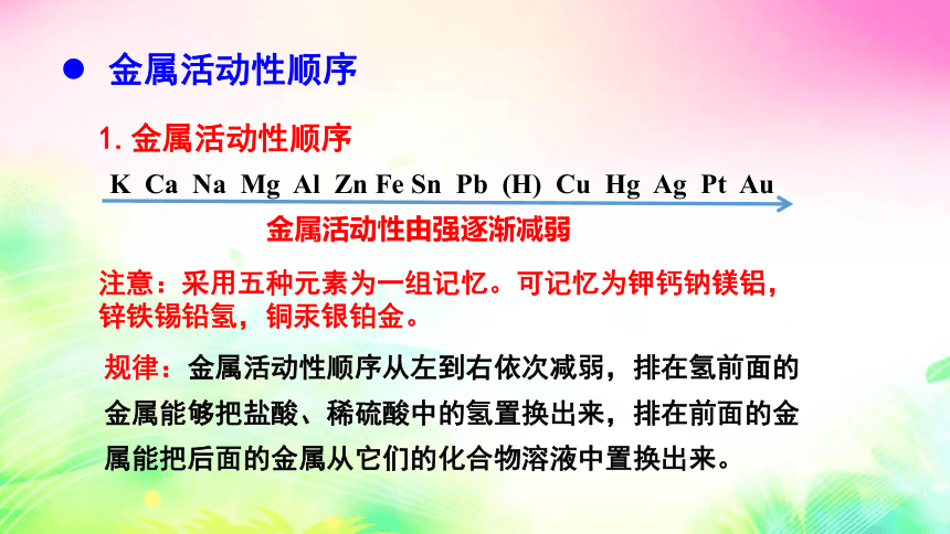 6.2 金属的化学性质 (第2课时) 课件   2022-2023粤教版九年级化学 (共21张PPT)