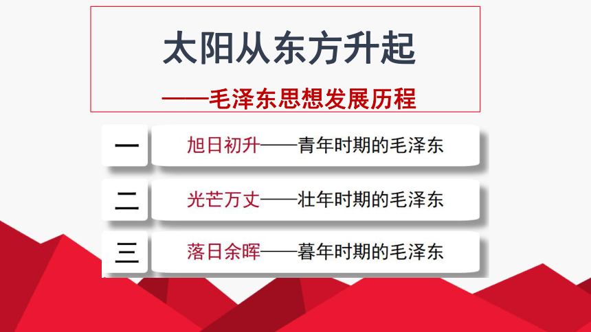 一轮复习 毛泽东思想 课件