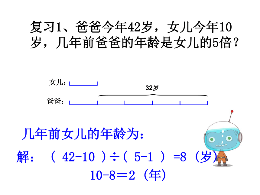 四年级奥数上册课件-年龄问题（一） (共15张PPT) 通用版