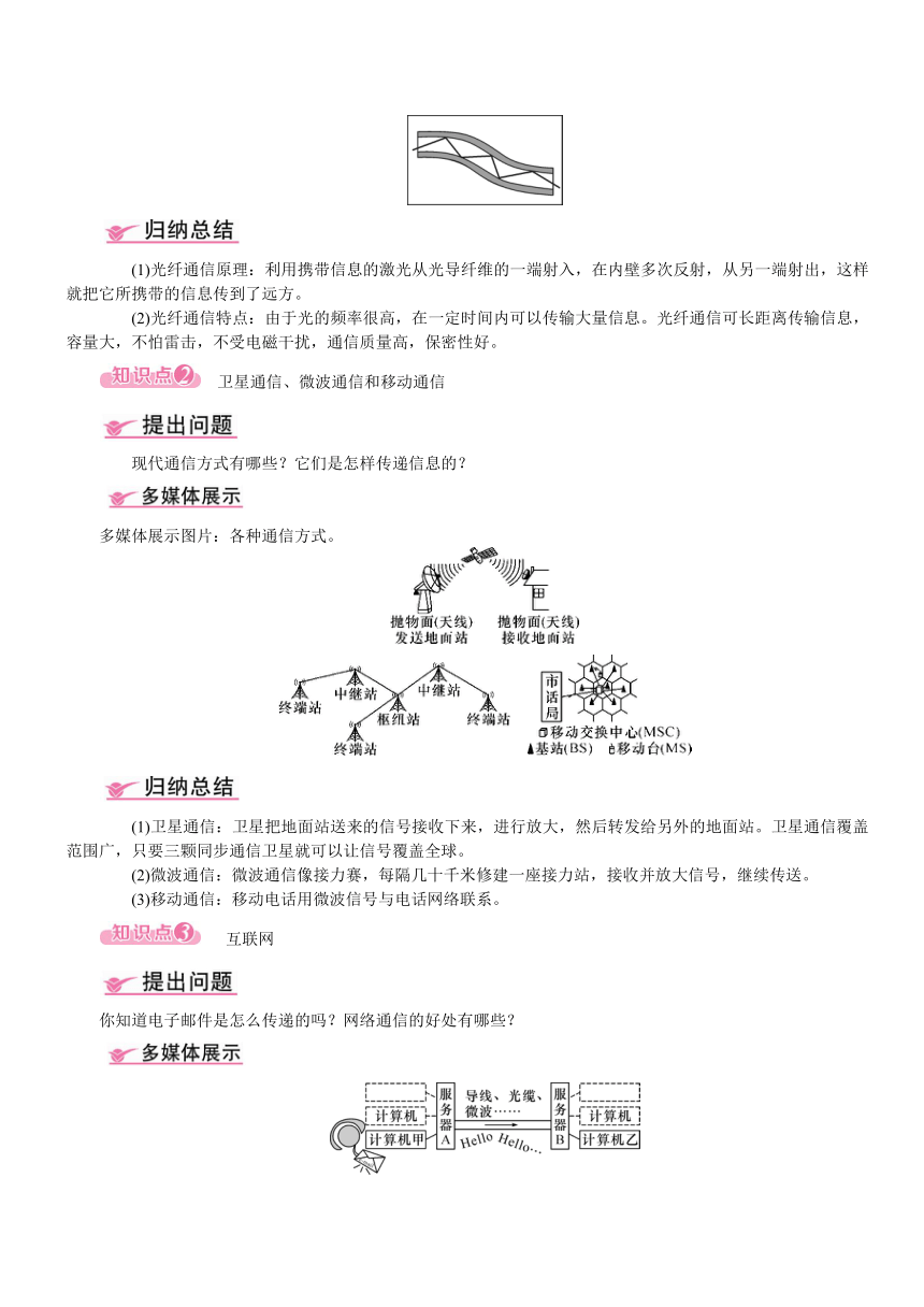 沪科版九年级物理下册第19章  走进信息时代第3节  踏上信息高速公路（同步教学设计）