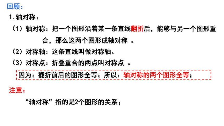 2021-2022学年八年级上册苏科版数学2.2.1 轴对称的性质（1）课件(16张ppt)