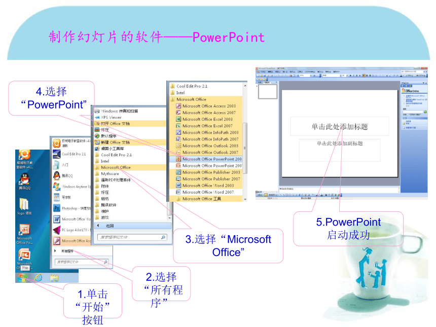 川教版 五年级下学期信息技术第7课制作幻灯片的软件—PowerPoint课件（10张PPT）