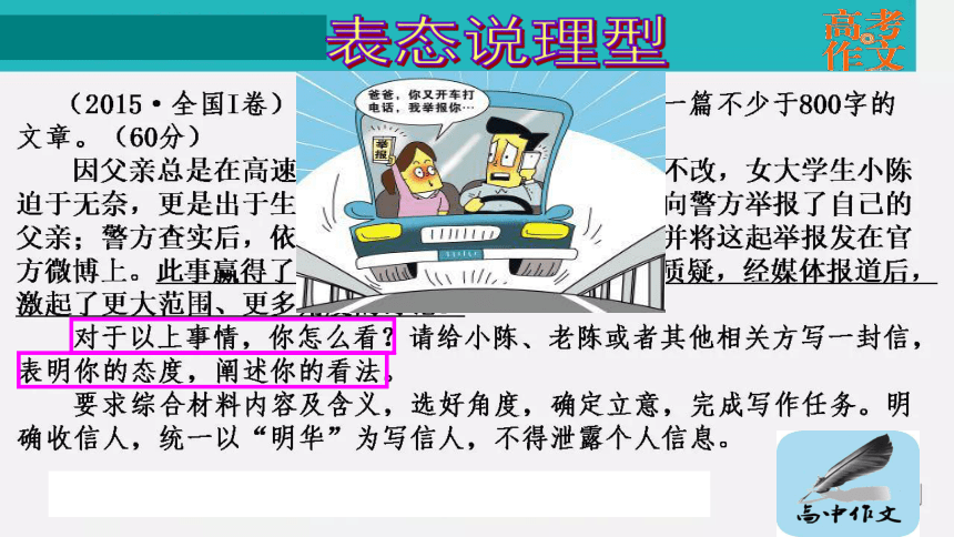 高考材料作文成文攻略11任务驱动型作文指导 课件（34张PPT）