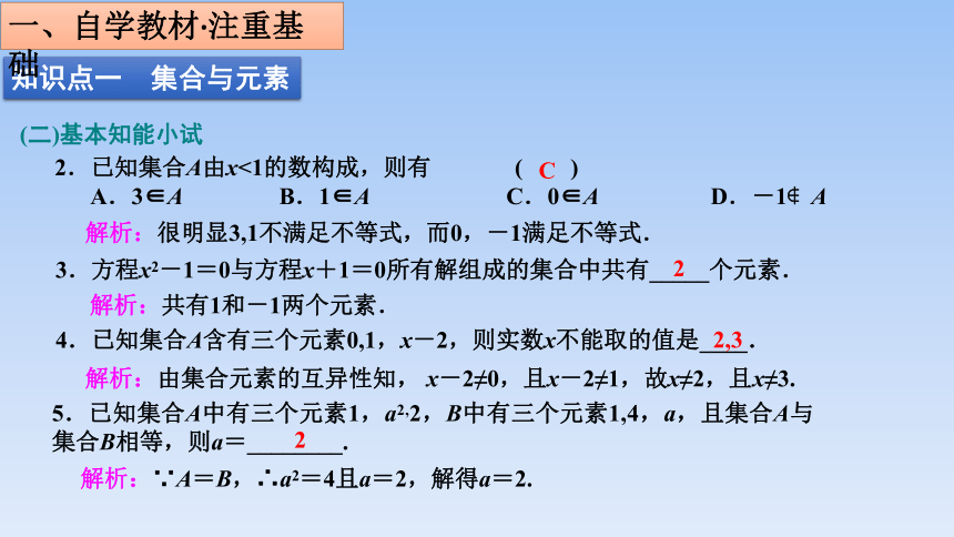 人教B版（2019）高中数学必修第一册  【整合精品课件】1.1.1《集合及其表示方法---第一课时集合的含义》(共25张PPT)