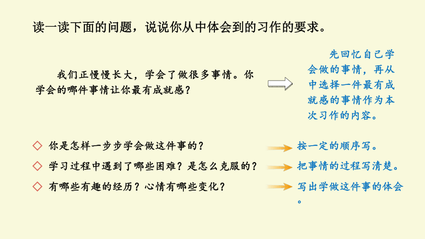 部编版语文四年级下册第六单元 习作：我学会了____  课件(共22张PPT)