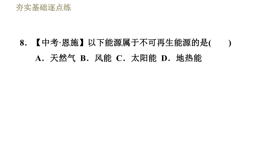 苏科版九年级下册物理习题课件 第18章 18.1能源利用与社会发展（41张）