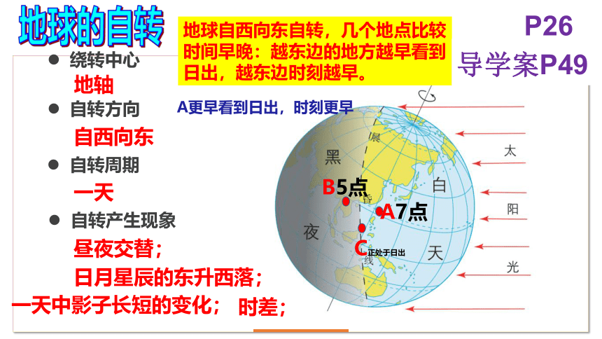 湘教版七上课件 2-1认识地球（地球运动）地理共22张ppt，WPS打开