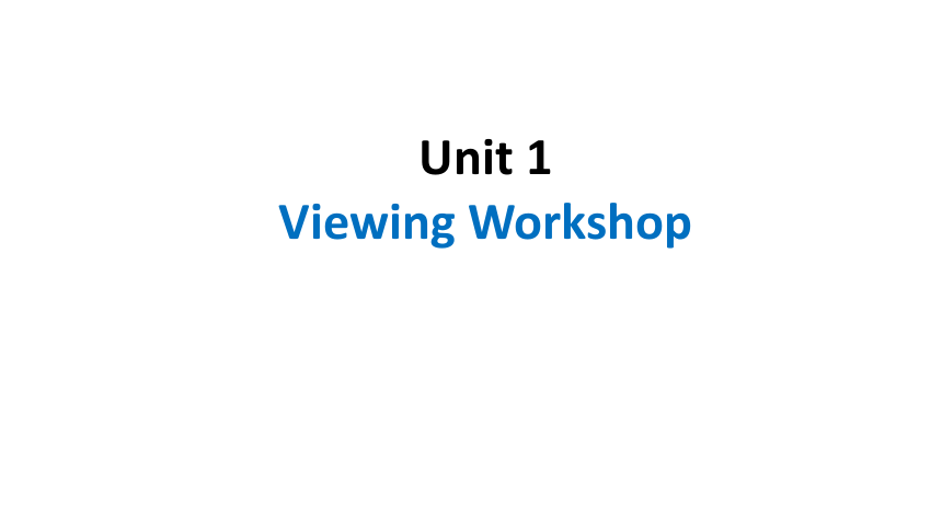 北师大版（2019）必修第一册Unit 1 Life Choices Viewing Workshop Amelia Earhart 课件（共13张PPT）