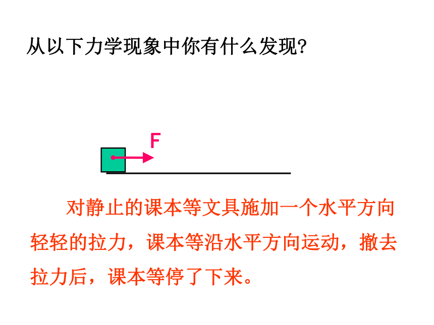 人教版八年级下8.1《牛顿第一定律》课件(共35张PPT)