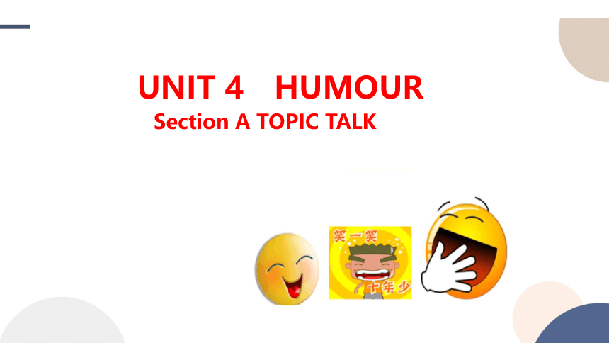 北师大版（2019）选择性必修第二册Unit 4 Humour TOPIC TALK课件（37张PPT)