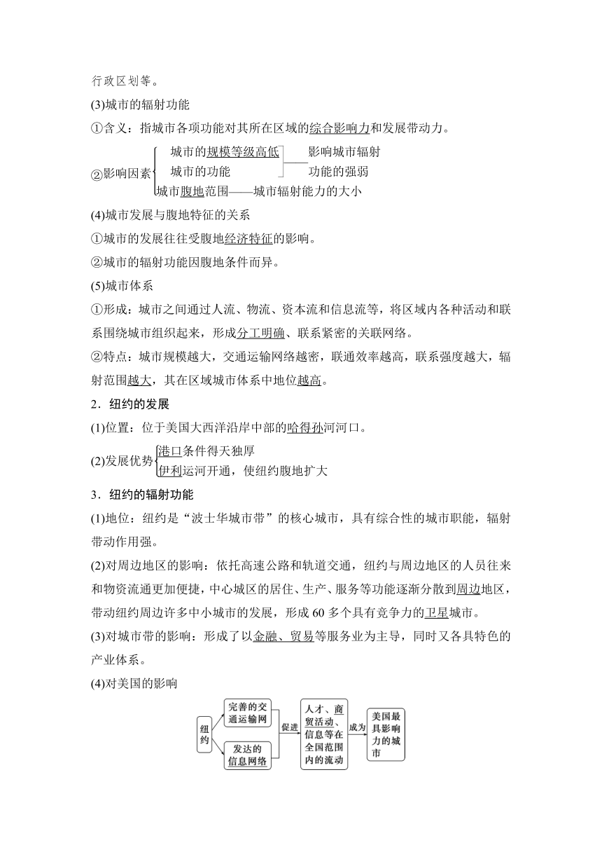 2023届高三地理一轮复习学案 第十五章　城市、产业与区域发展