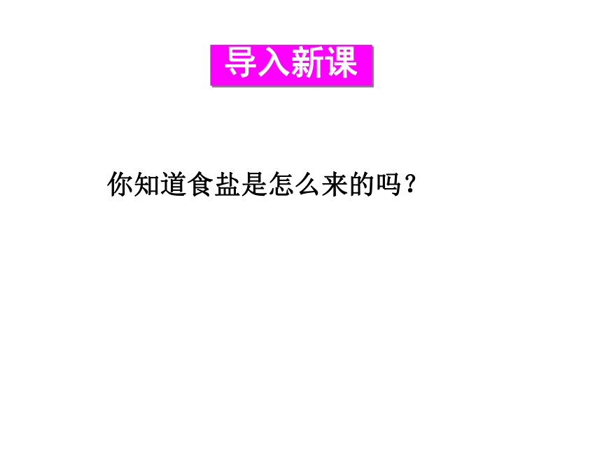 沪教版化学 九年级下册 基础实验6 粗盐的初步提纯 课件 (共18张PPT)