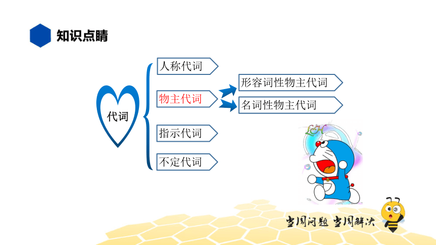 英语五年级【知识精讲】9.代词(2)物主代词（13张PPT）