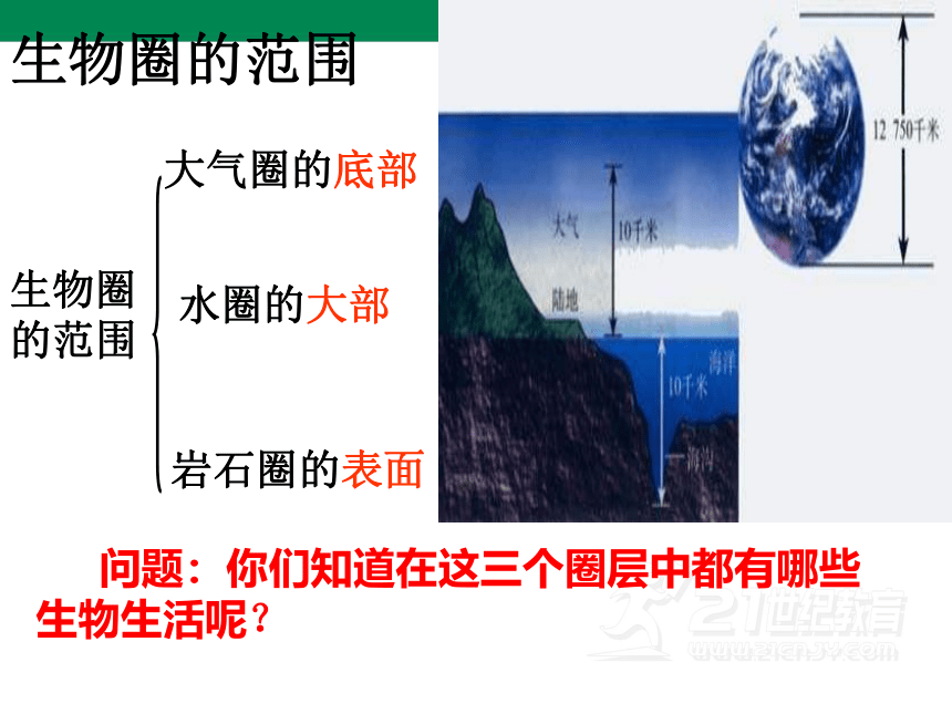 人教版七年级生物上册同步课堂系列1.2.3生物圈是最大的生态系统 (备课件 )(共29张PPT)