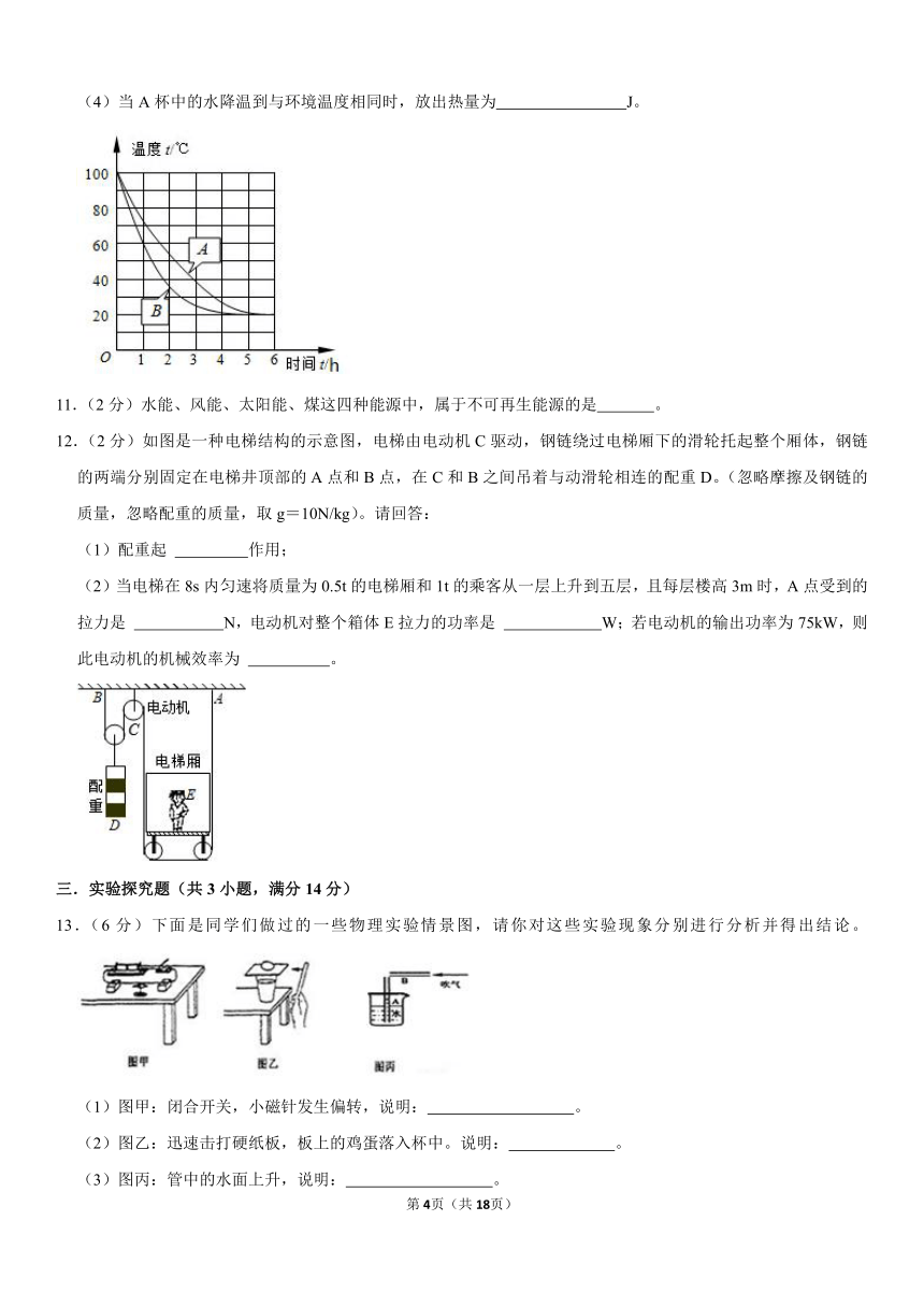 2023年西藏中考物理模拟仿真卷（一）（含解析）