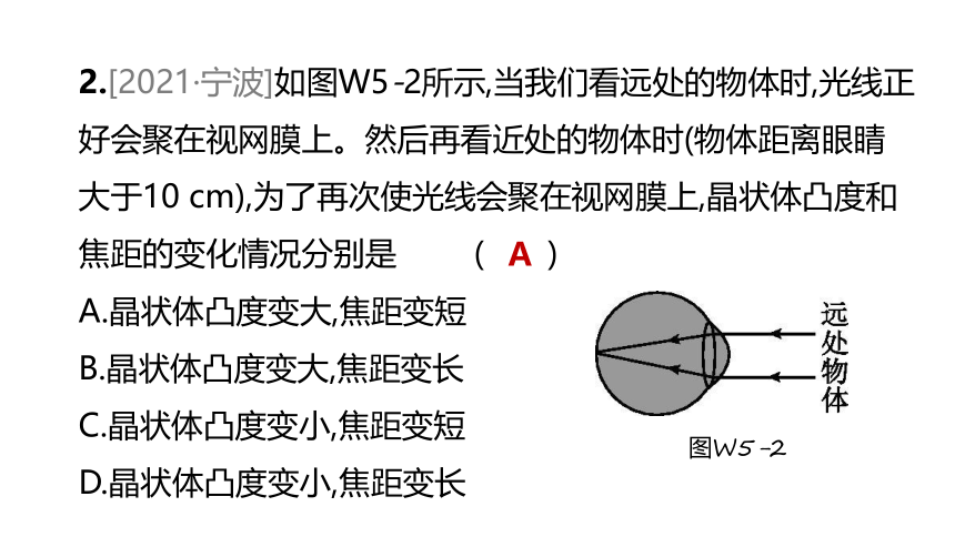 2022年浙江省中考科学一轮复习 第15课时　透镜及其应用（课件 33张PPT）