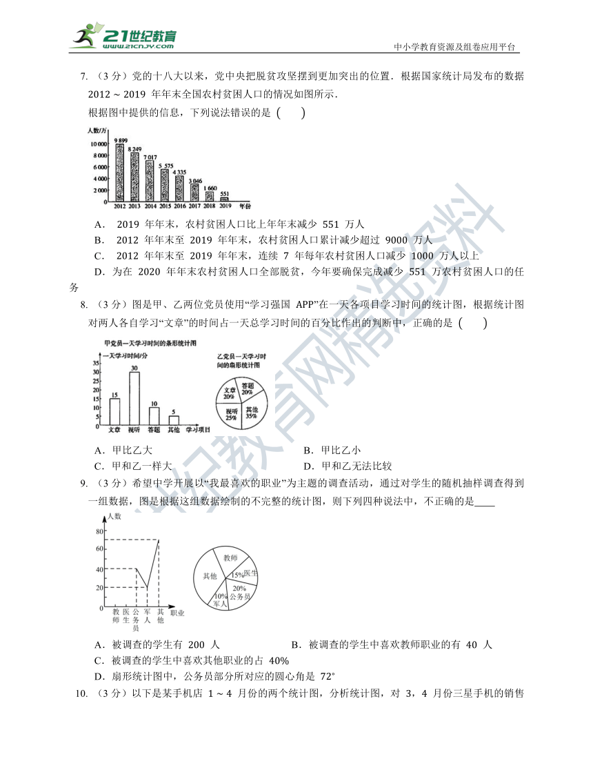 第六章 数据与统计图表单元测试卷（含答案）