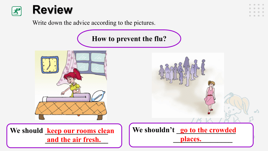 Unit 2 Topic 3 Must we exercise to prevent the flu? Section B-课件+内嵌音视频