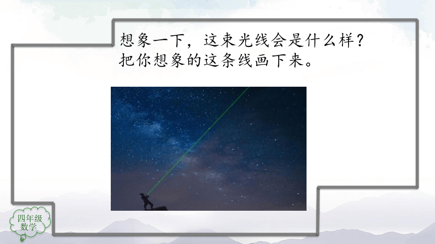 人教版四年级上数学教学课件-线段、直线、射线和角的认识（27张ppt）