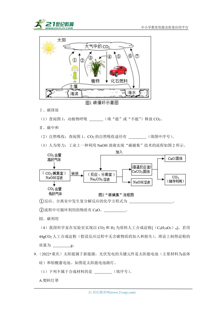 01书写化学方程式、文字表达式、电离方程式填空题-重庆市五年（2019-2023）中考化学真题高频考点汇编