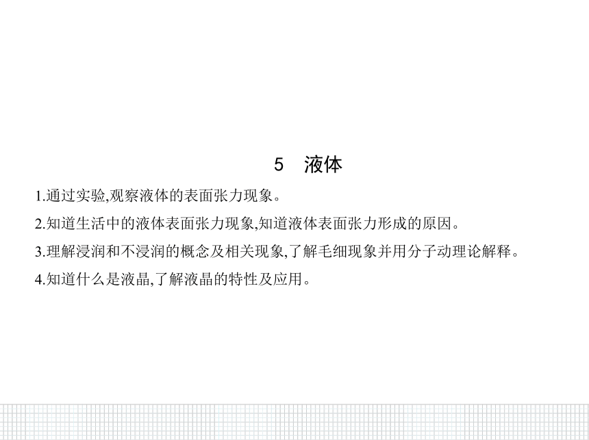 2020-2021学年高二下学期物理人教版(2019)选择性必修第三册课件：2.5液体14张PPT