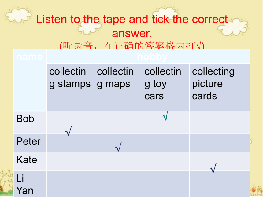 Unit2 What's your hobby？（Lesson7) 课件（共17张PPT）