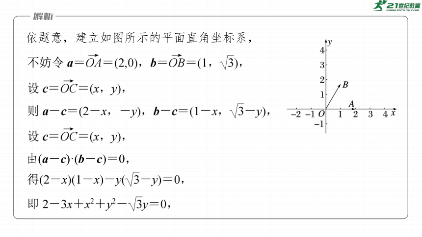 高考数学专题二　微专题19　平面向量的数量积及最值与范围问题  课件(共65张PPT)