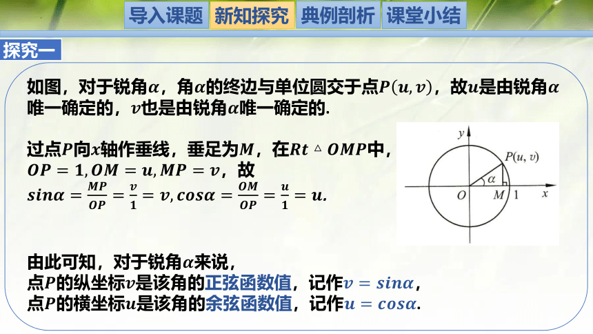 1.4.1单位圆与任意角的正弦函数、余弦函数的定义-高一数学 课件（共22张PPT）