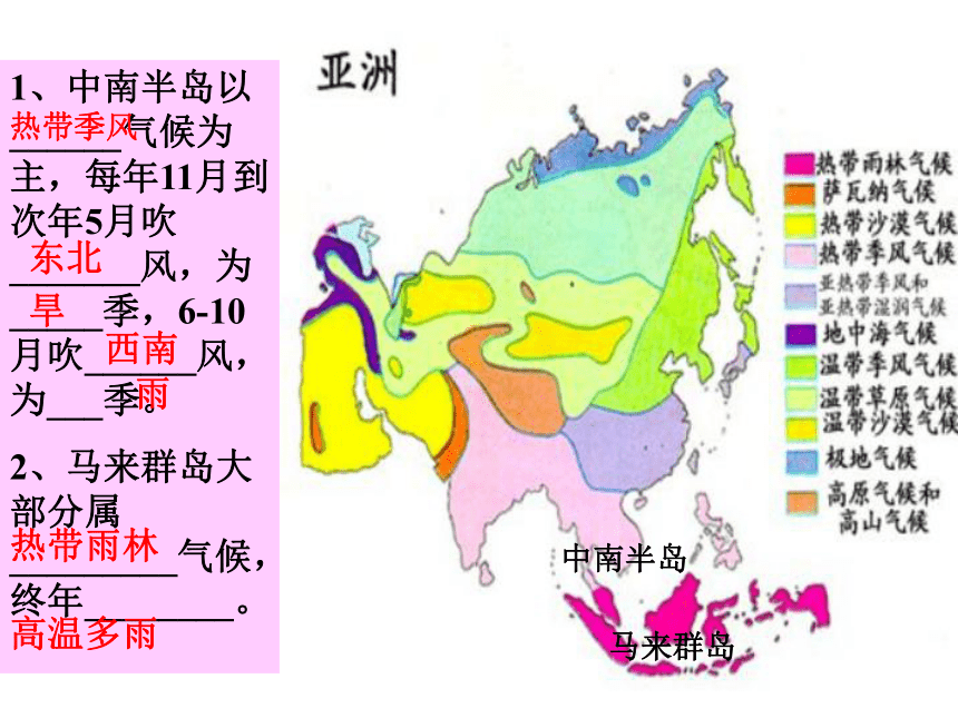 湘教版七年级下地理第七章第一节东南亚 课件（56张ppt）