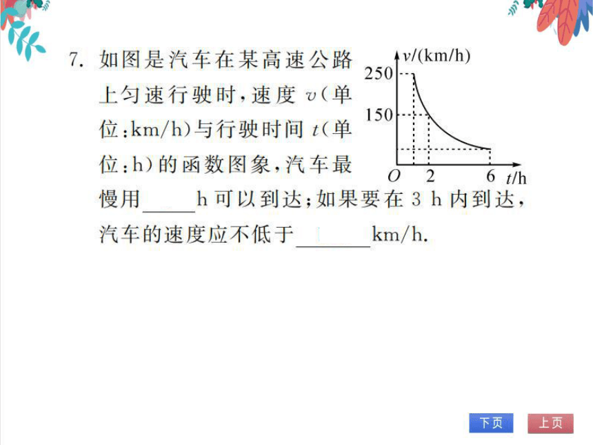 【人教版】数学九年级下册 26.2第1课时  实际问题与反比例函数（1）习题课件