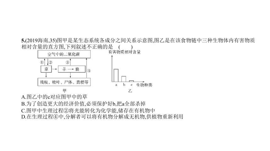 2023年中考生物复习专题★★　综合部分