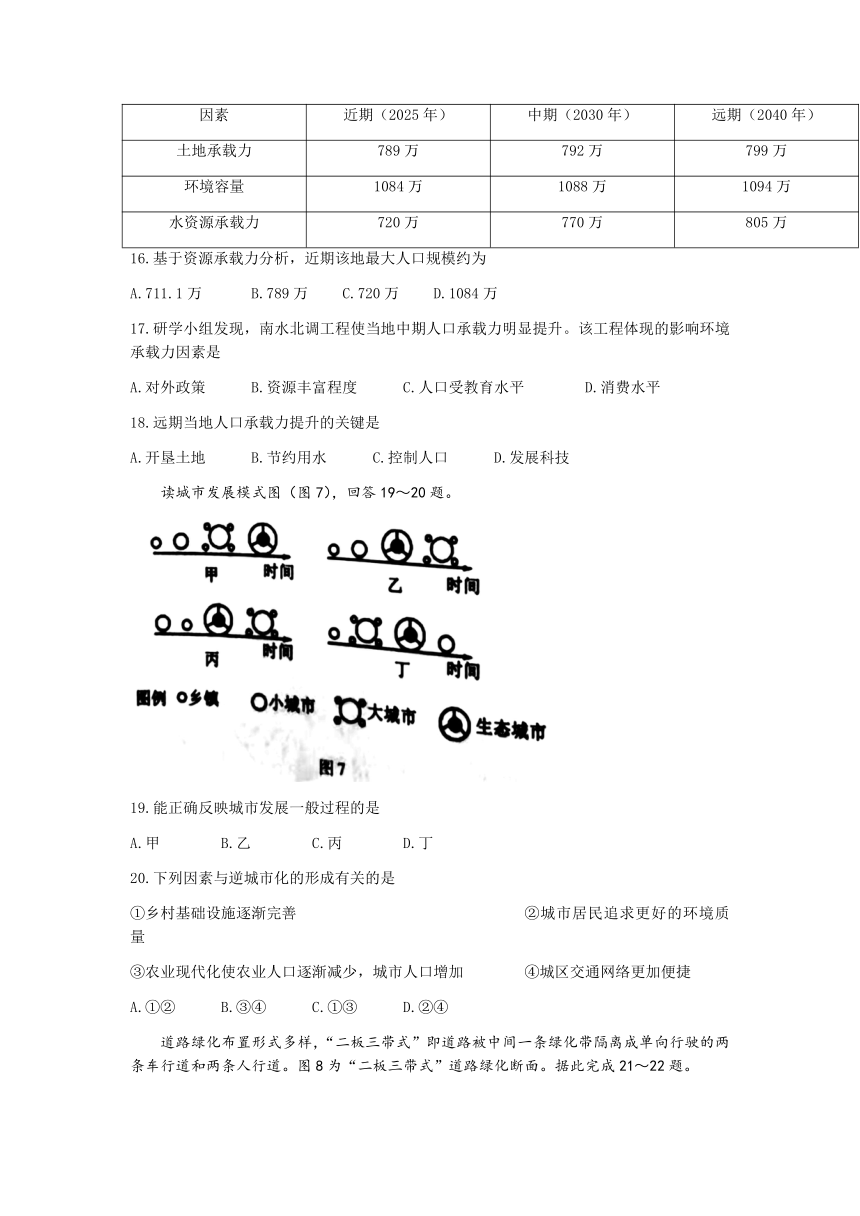 江苏省徐州市铜山区2022-2023学年高一下学期期中学情调研地理（合格考）试题（ 含答案）