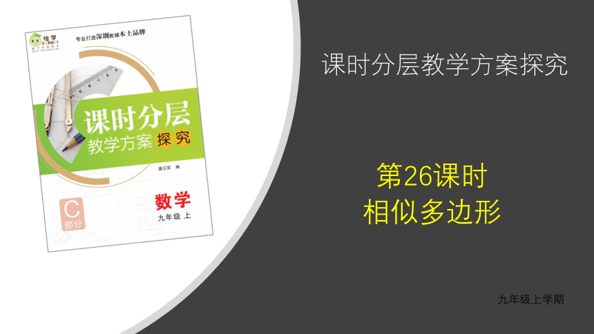 【分层教学方案】第26课时 相似多边形 课件