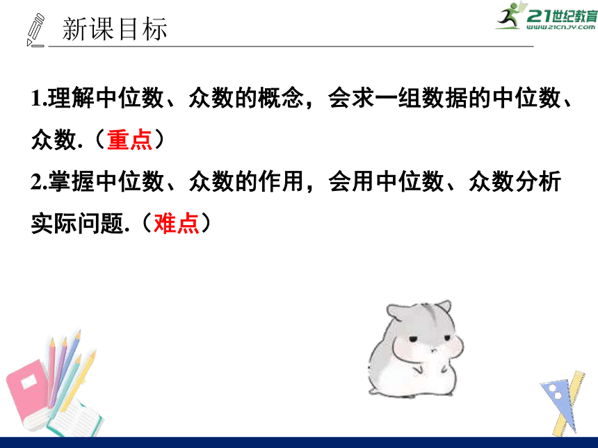 20.1.2.1 中位数和众数 课件（共35张PPT）