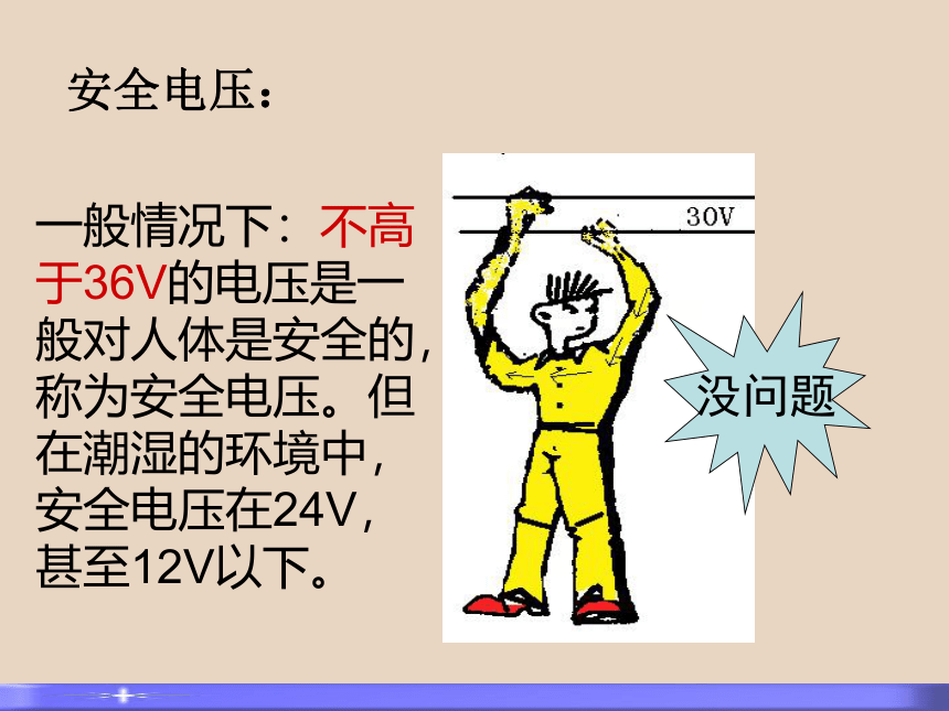 北师大版九年级全册物理 13.6 安全用电  课件（共30张PPT）