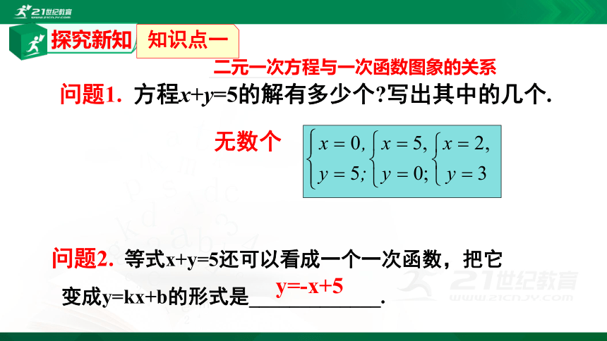 5.6二元一次方程与一次函数   课件（共18张PPT）