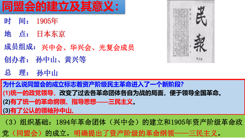 【备考2023】高考历史二轮 近现代史部分  辛亥革命——中国真正意义上的民主革命开端 - 历史系统性针对性专题复习课件（全国通用）(共31张PPT)