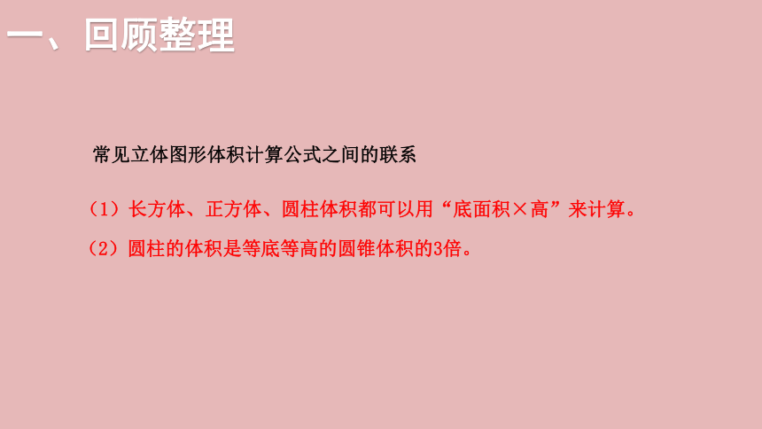 小学数学北师大版六年级下7.总复习 第二部分  图形与几何——图形与测量（三）   课件(共21张PPT)