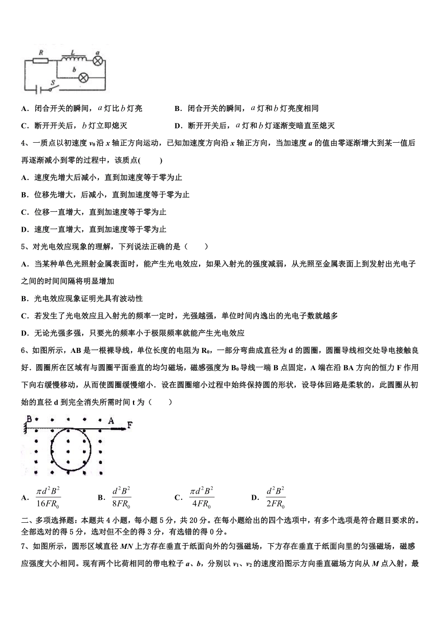 天津市中学2024年高三下物理模拟试题试卷（含解析）