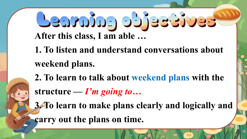 Module 3 Unit 1 What are you going to do at the weekends? 课件(共21张PPT，内嵌音视频)