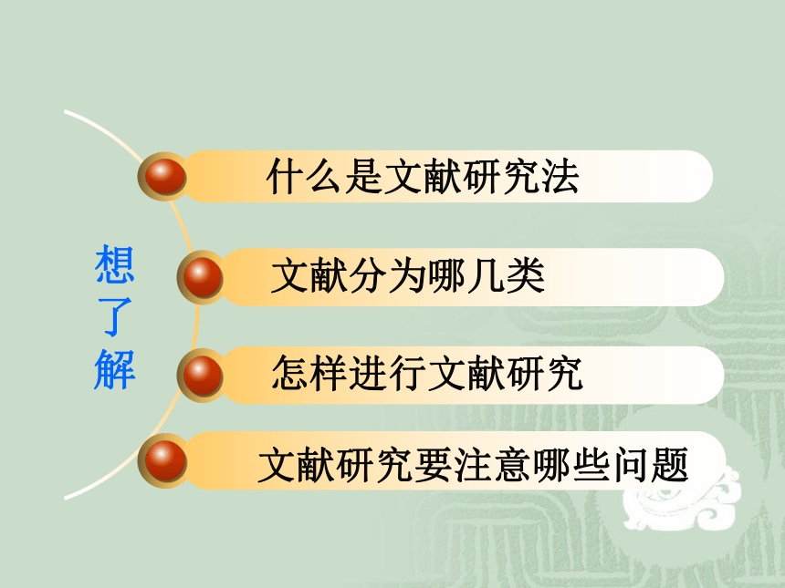 通用版高二综合实践 文献研究法 课件（35ppt）