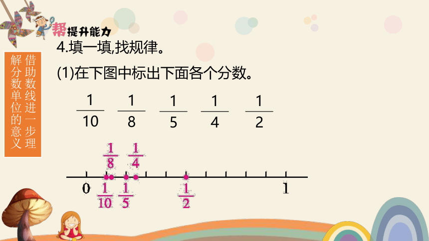 五年级数学上册提升课件：第5单元   分数的意义-北师大版(共43张PPT)