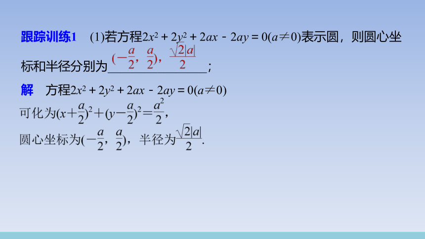 人教A版（2019）高中数学选择性必修第一册 2.4.2_圆的一般方程 课件（共28张PPT）