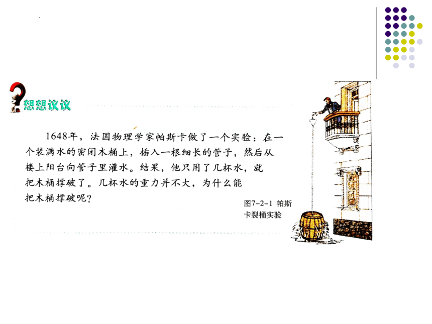 第七章  第二节 液体压强 课件(共21张PPT)