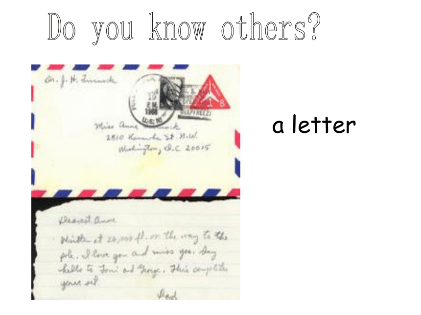教科EEC版六年级下册Unit7 A Letter from Jenny课件（15张）