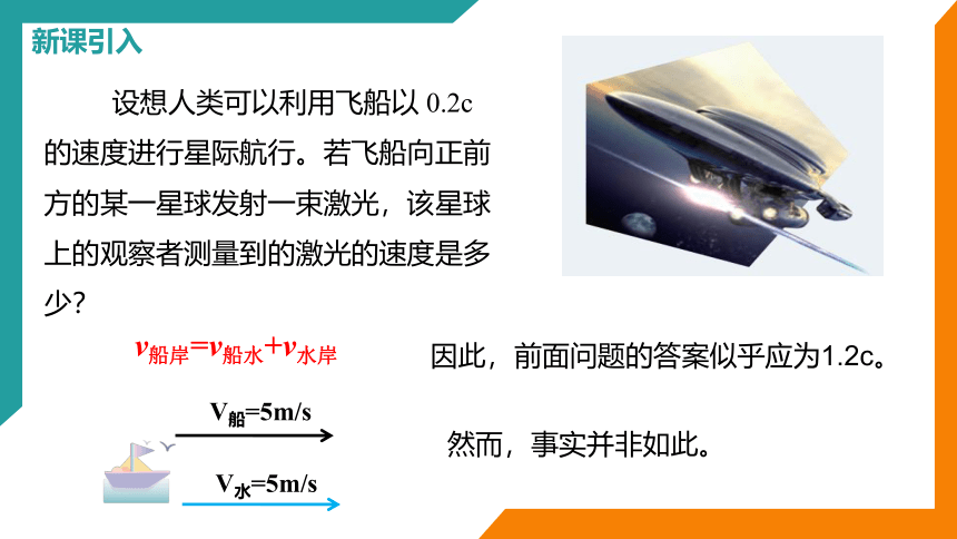 7.5 相对论时空观与牛顿力学的局限性课件 (共23张PPT) 高一物理（人教版2019必修第二册）