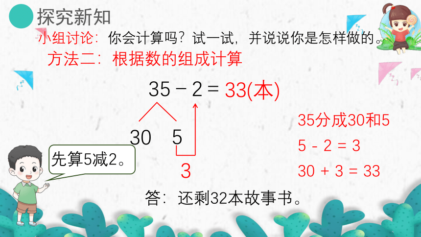 6.4两位数减一位数(不退位)、整十数（教学课件）一年级数学下册 人教版(共21张PPT)