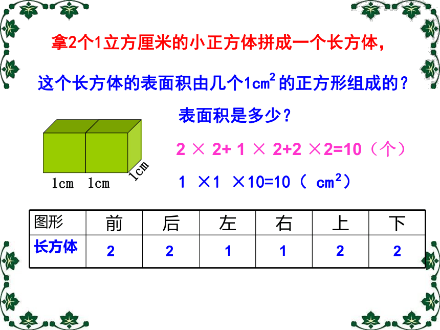 五年级下册数学课件-4.7  长方形和正方形的表面积沪教版(共30张PPT)