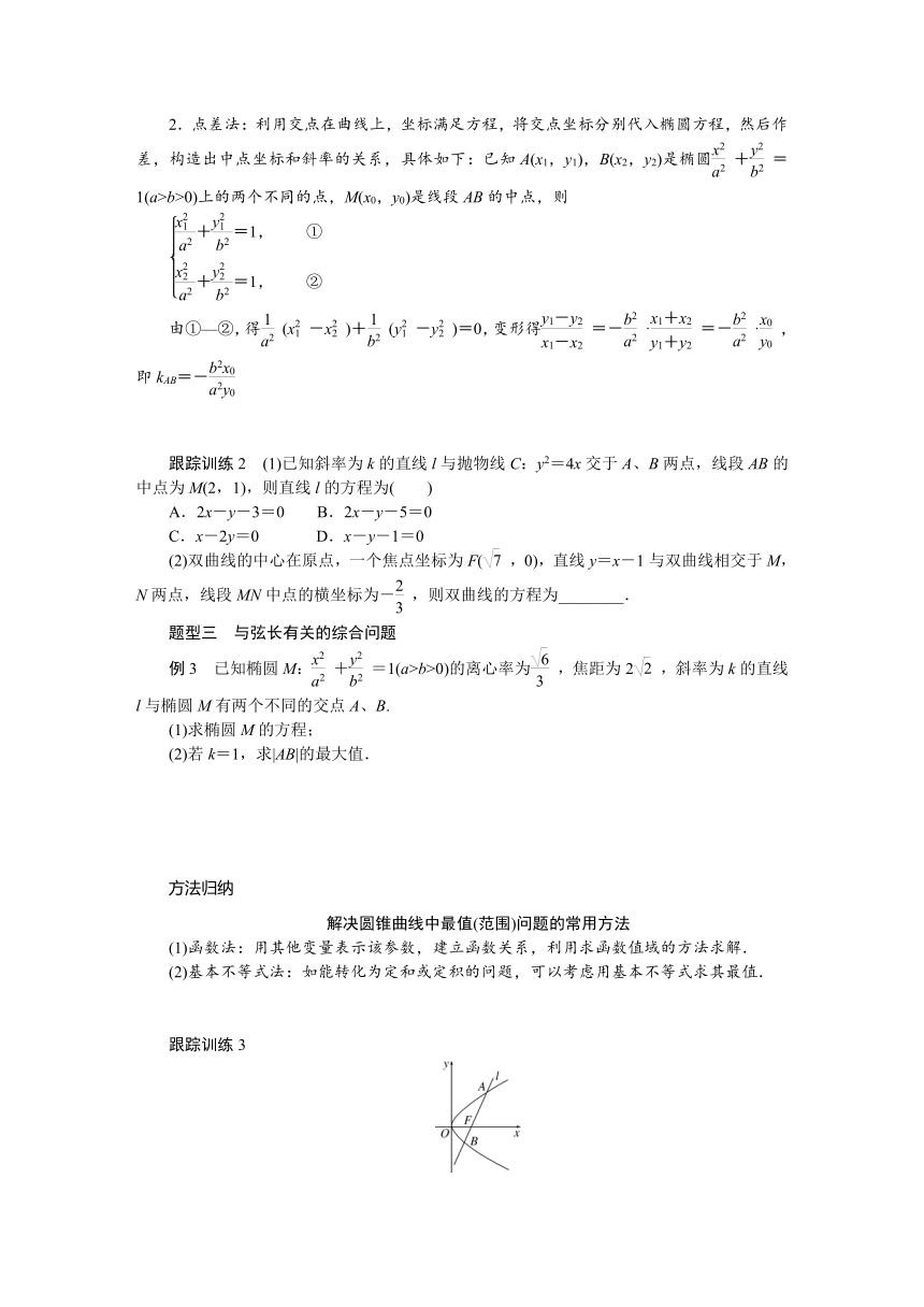 2.4.2直线与圆锥曲线的综合问题同步学案