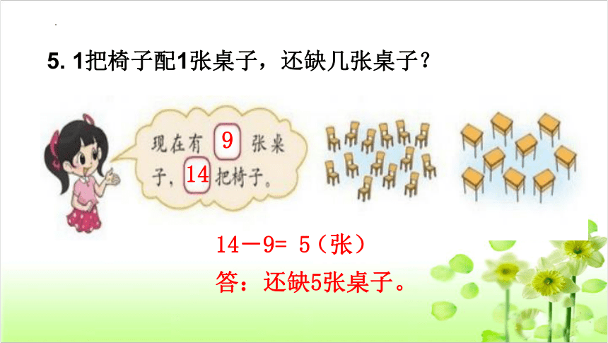 小学数学北师大版一年级下册1-7加与减（一）练习一课件（20张PPT）